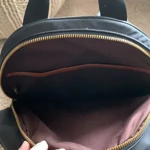 Coach | Bags | Coach Brand Nylon Cargo Carrie Backpack Black  display picture 2